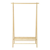 Natural bamboo clothes rack