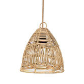 Natural rattan pendant lamp shade
