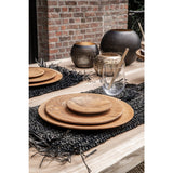 Black and gold pierced brass candle holder