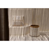 Handmade pandan basket with shell embellishments