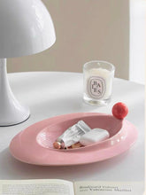 Handmade Jelly Bean Ceramic Rim Soup Bowl, Dopamine Table Setting Decor-5