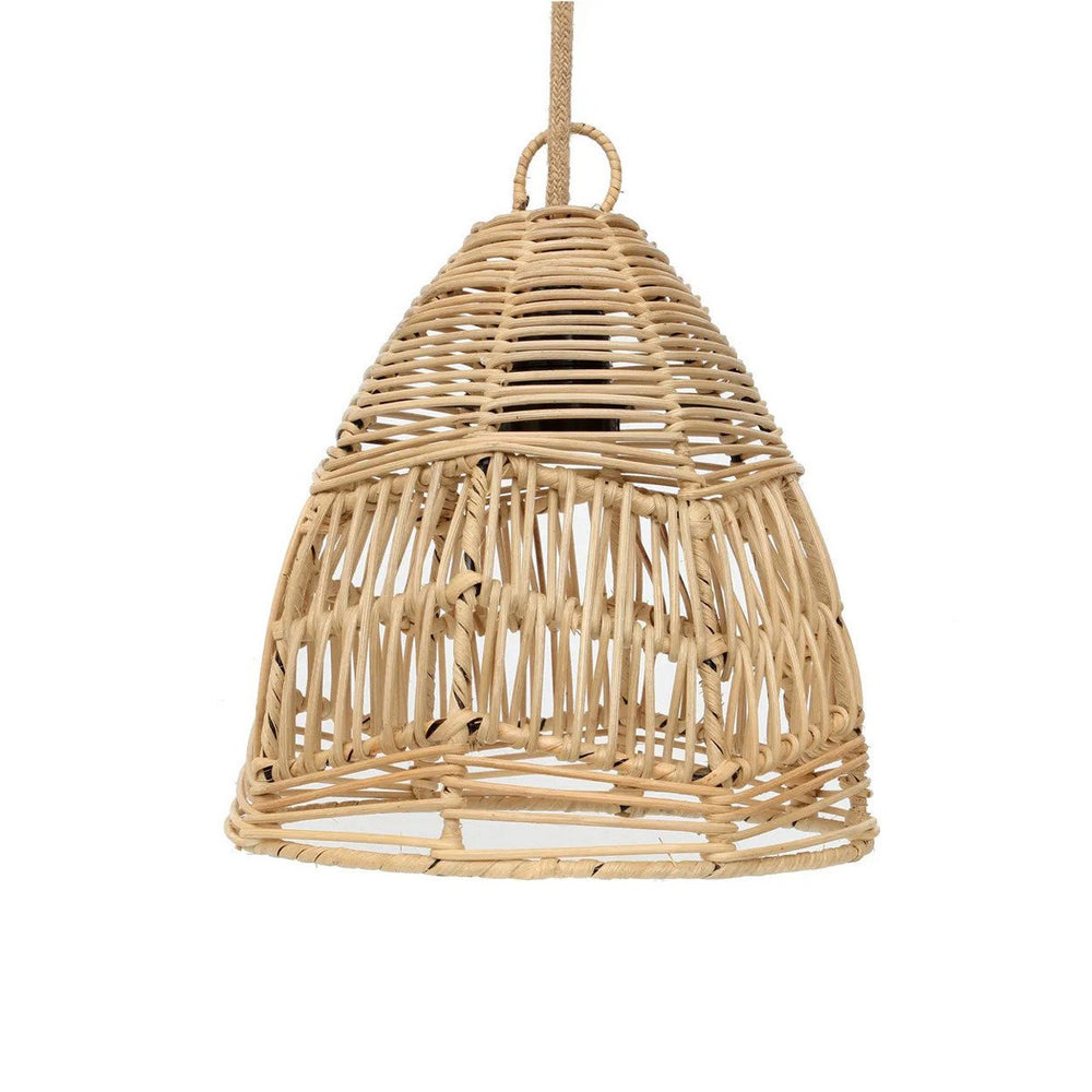 Natural rattan pendant lamp shade