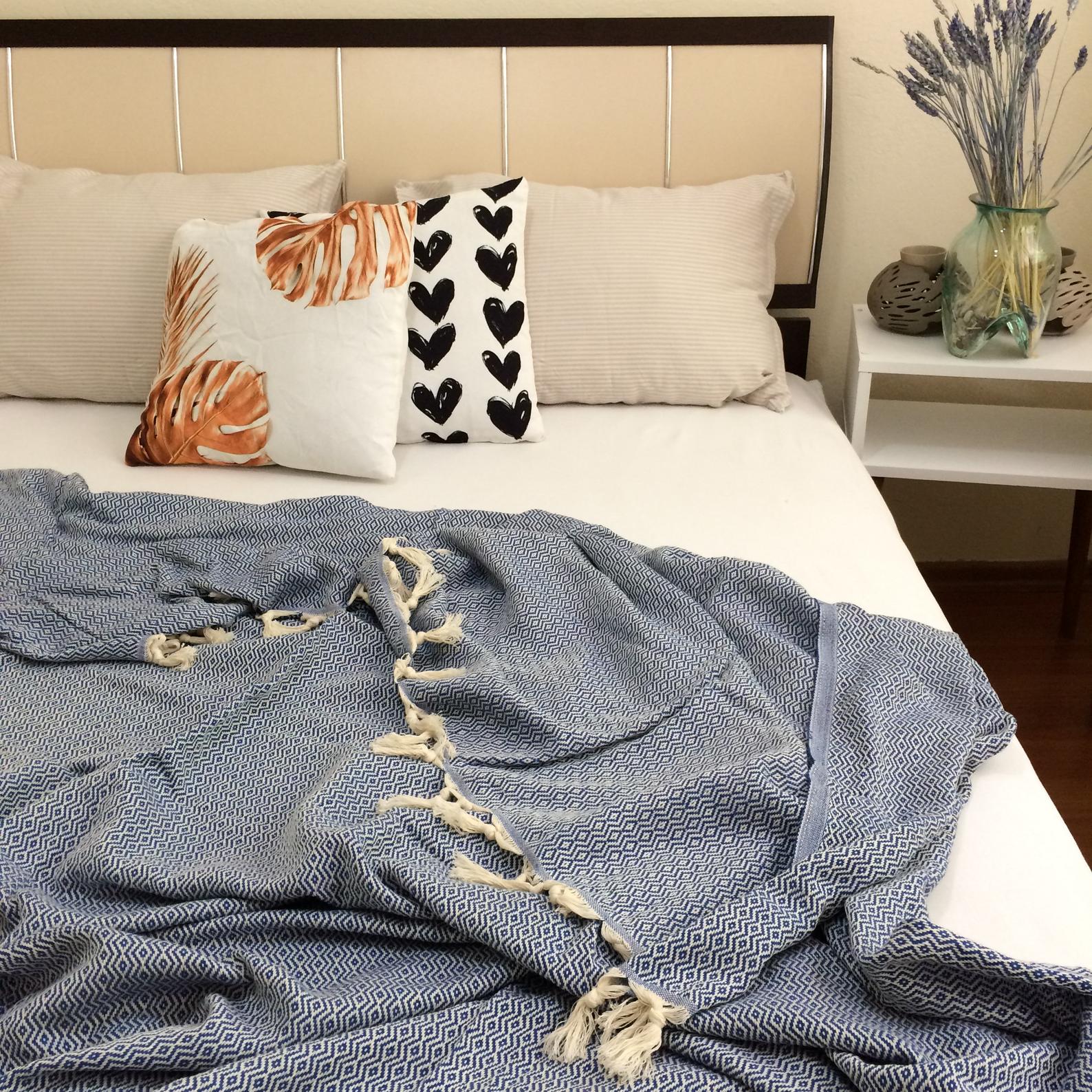 Handgewebte Decke "Marmaris"-0